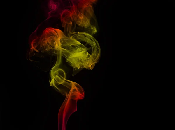 Kolorowe dymu — Zdjęcie stockowe