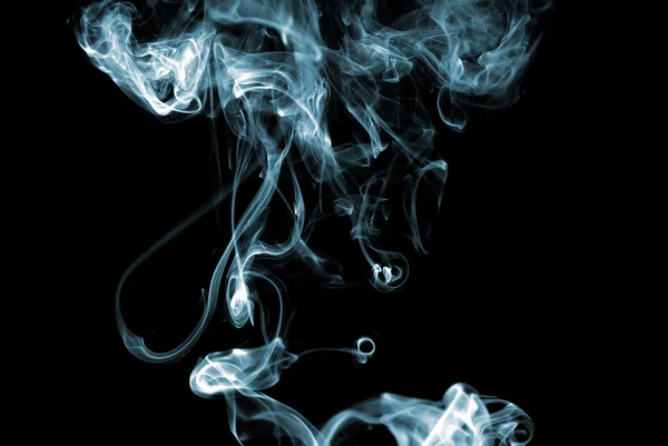 Fumo de cor azul Fotos De Bancos De Imagens