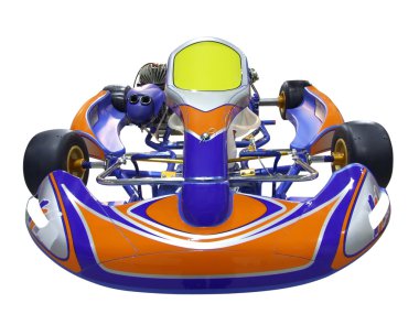 Karting racing car clipart