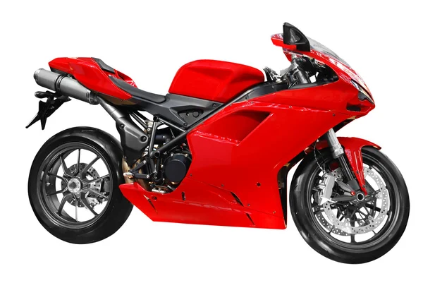 Fast red motorcycle — Stock Photo, Image