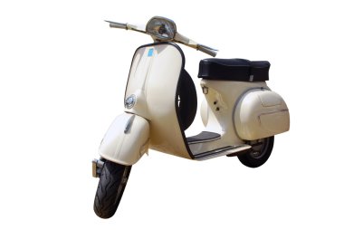 Beyaz scooter