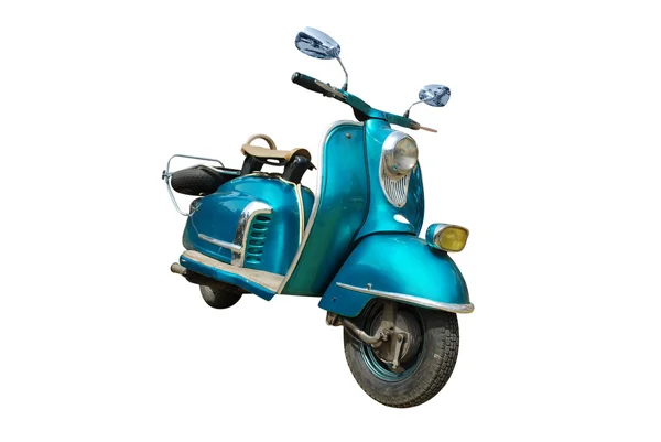 Blå scooter — Stockfoto