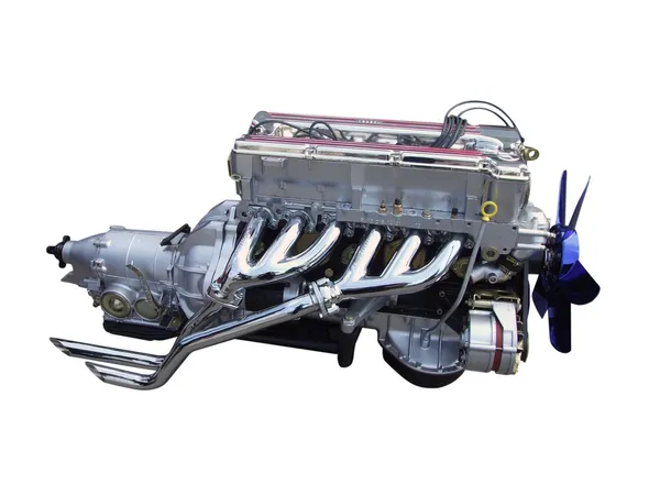 Car chrome engine — Stock Photo, Image