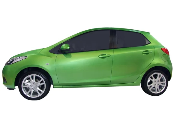 Groene auto — Stockfoto