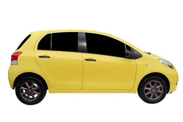 Желтый автомобиль — стоковое фото