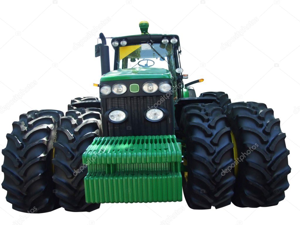 Strong green tractor — Stock Photo © goceristeski 1701884