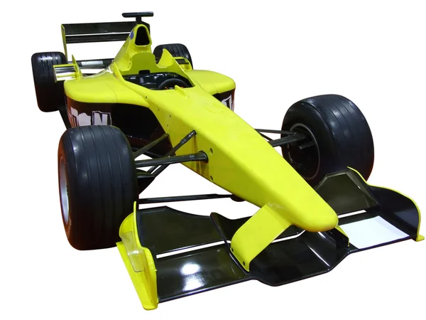 Yellow racing car — Stock Photo, Image