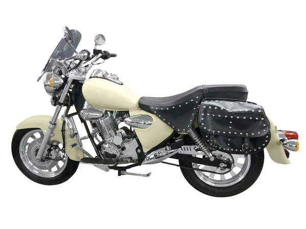 Motorrad mit Taschen — Stockfoto