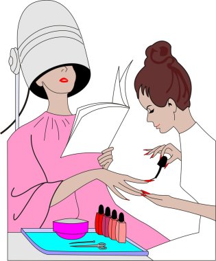 Manicure clipart