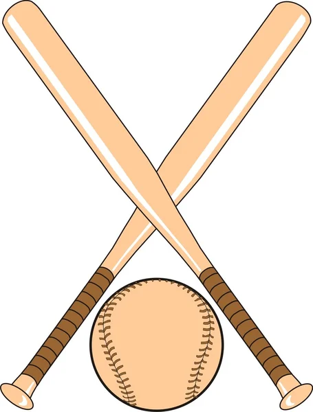Baseball equipment — Stock Vector
