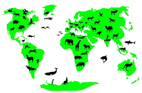 Мир животных — стоковый вектор