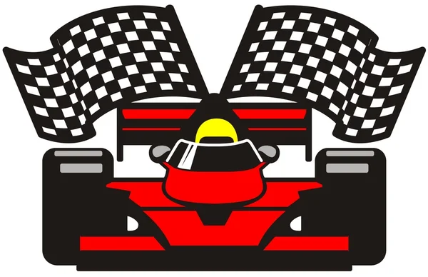 レーシングカー — ストックベクタ