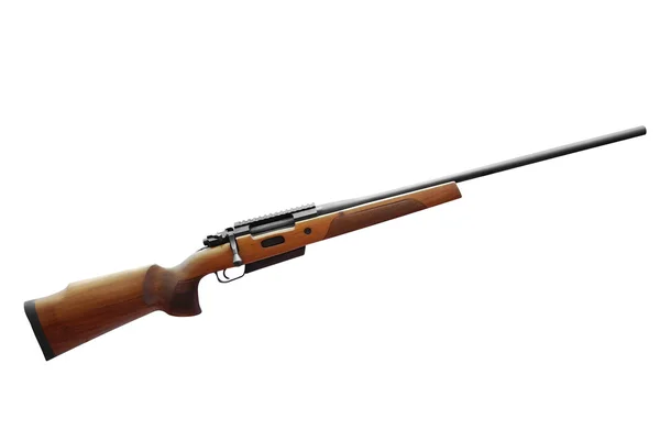 Hunting rifle isolated — Stock Photo, Image