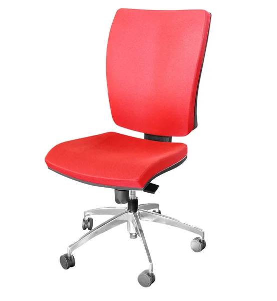Escritório cadeira vermelha — Fotografia de Stock