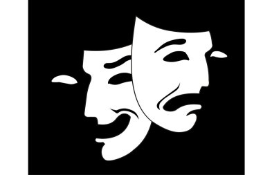 Theater mask clipart