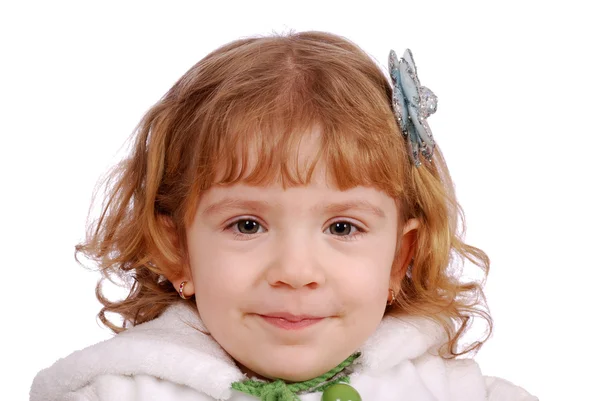 Krása malá holka portrét — Stock fotografie
