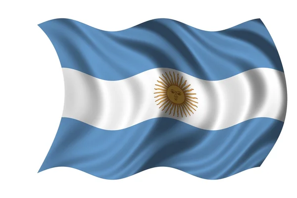 Un drapeau national Argentine — Photo