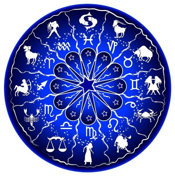 Illustration of a zodiac disc — Stock Photo, Image