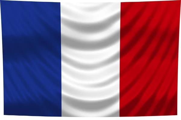 Narodowy flaga Francji — Zdjęcie stockowe