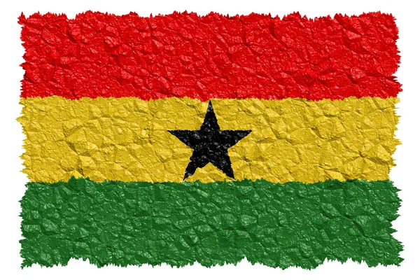 Bandeira nacional Gana — Fotografia de Stock