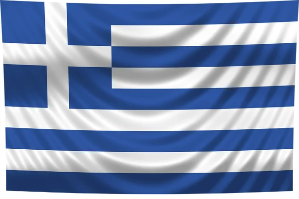 Nationalflagge Griechenland — Stockfoto