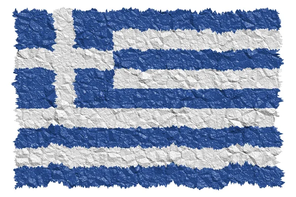 National Flag Greece — Stock Photo, Image