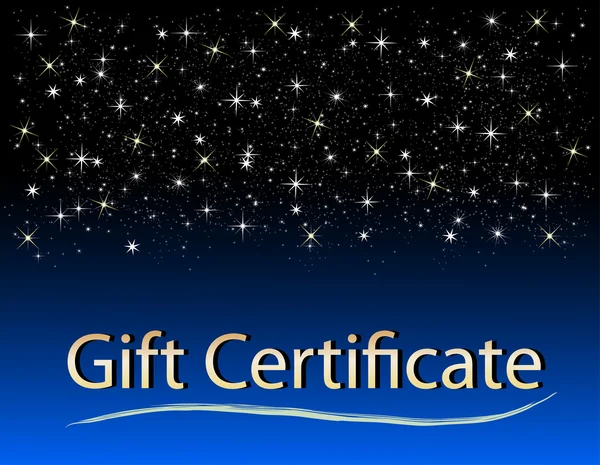 Christmas Gift Certificate — Stockfoto