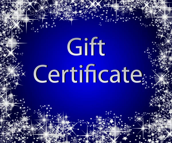 stock image Christmas Gift Certificate