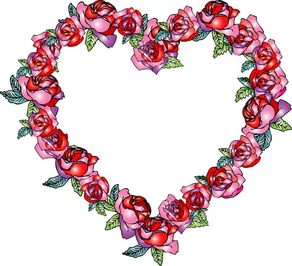 stock image Abtsract flower heart