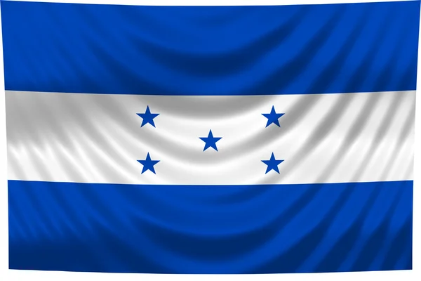 国立ホンジュラスの旗 — ストック写真