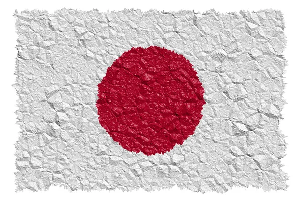 Japán nemzeti zászló — Stock Fotó