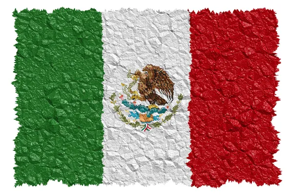 Nationale vlag van mexico — Stockfoto