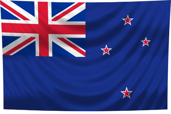 Nationella flagga Nya Zeeland — Stockfoto