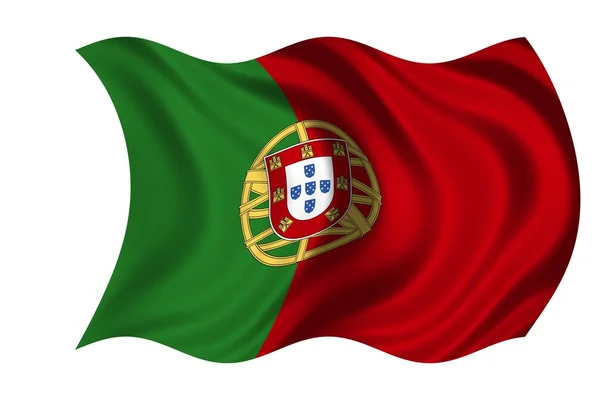 Ulusal Portekiz bayrağı — Stok fotoğraf