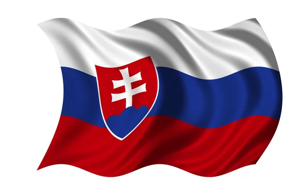국가 슬로바키아 플래그 — 스톡 사진