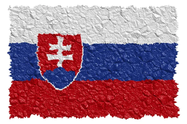 Nemzeti zászló, Szlovákia — Stock Fotó