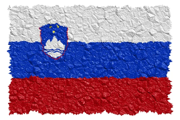 Nationale vlag van Slovenië — Stockfoto