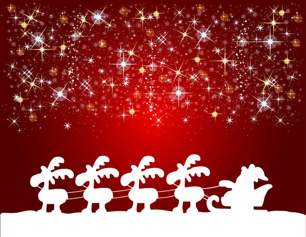 Illustration of a christmas background