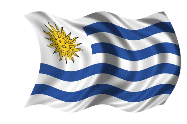 국가 우루과이 국기 — 스톡 사진