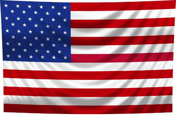 Nationale vlag van Verenigde Staten — Stockfoto