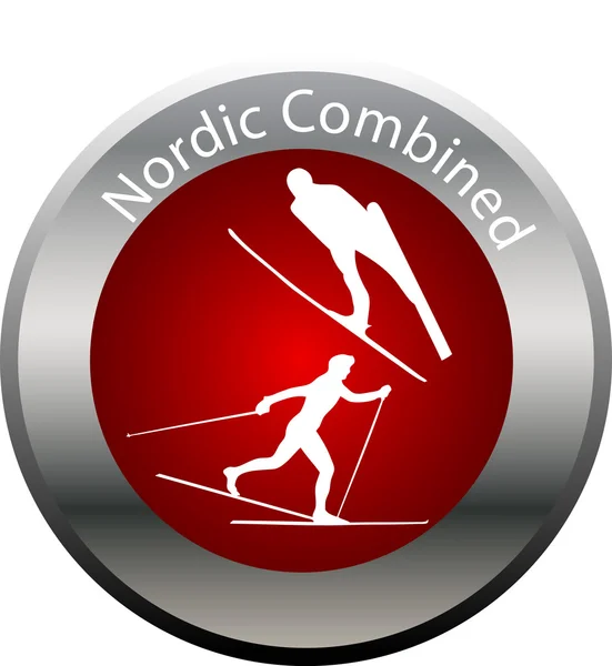 Winter spel knop Noordse combinatie — Stockfoto