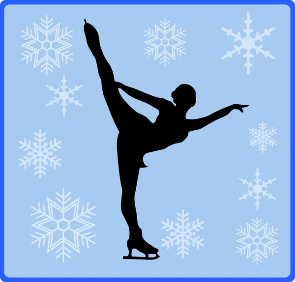 Inverno jogo botão figura patinação — Fotografia de Stock