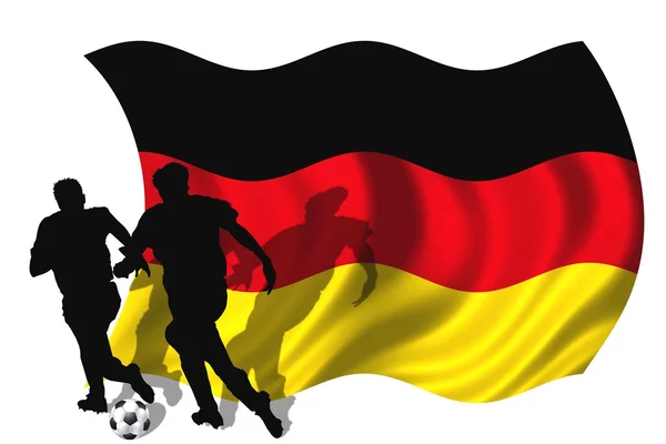 Fotbalový hráč Německo — Stock fotografie