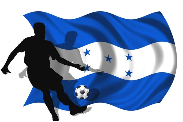Jogador de futebol Honduras — Fotografia de Stock