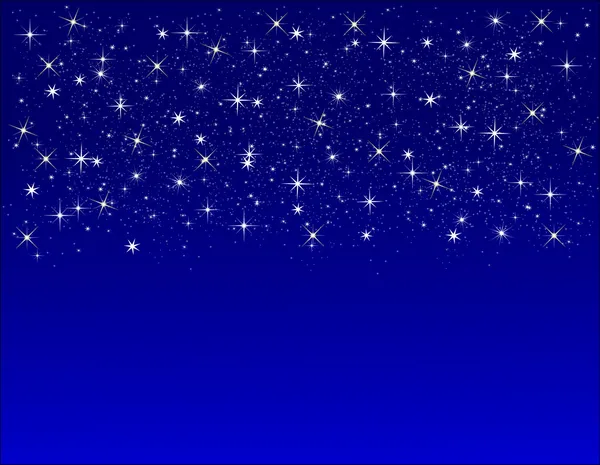 Illustration eines blauen Sternenhintergrunds — Stockfoto