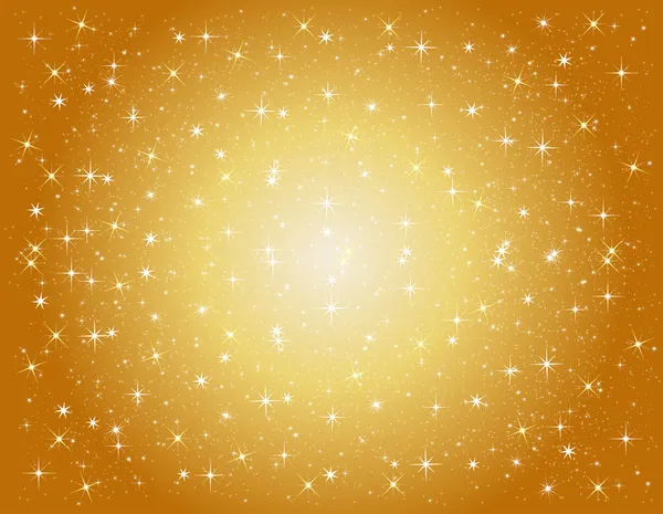 Illustration d'un fond d'étoile dorée — Photo