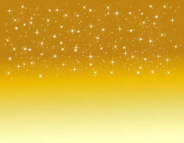 Illustration av en golden star bakgrund — Stockfoto