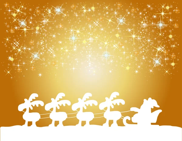 stock image Christmas background with santa