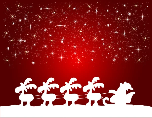 Stock image Background with santa claus