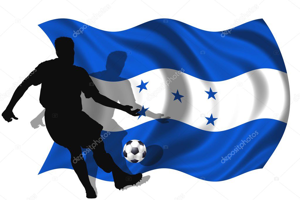 Soccer player Honduras — Stock Photo © pdesign 1705840